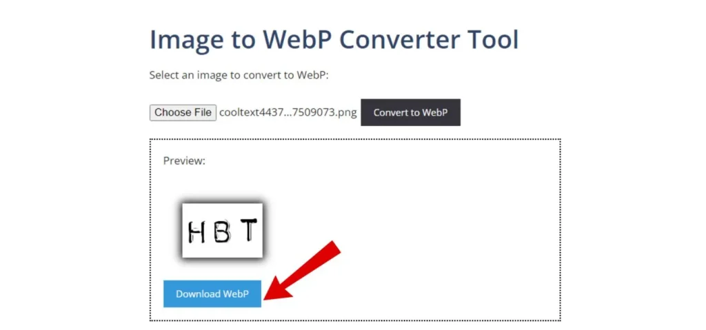 image to Webp convertor